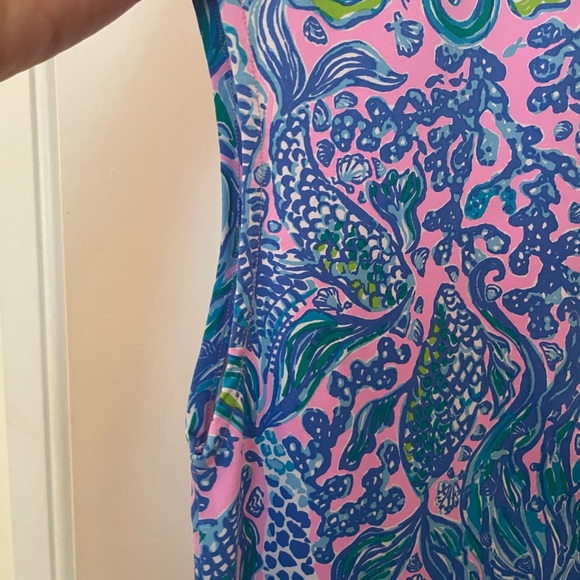 Lilly Pulitzer Pink and Blue Swim Cover-Up - Picture 2 of 9